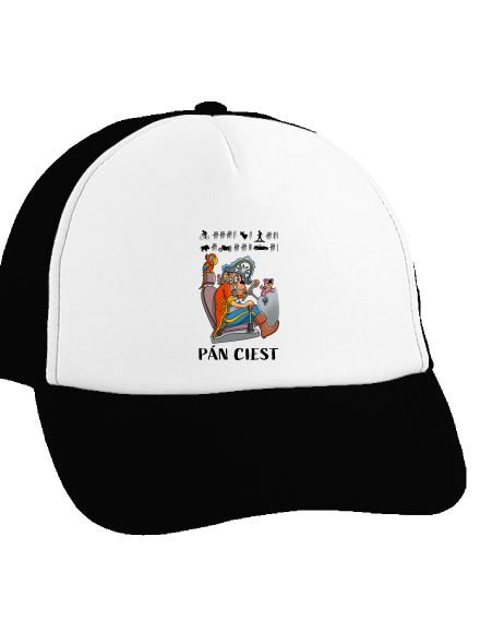 Pán ciest šiltovka truckerka Black cap