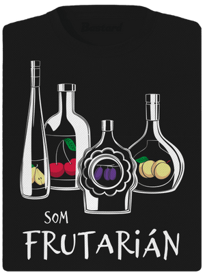 Frutarián dámske športové tričko Black