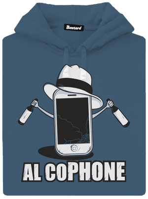 Al Cophone dámska mikina klokanka Denim