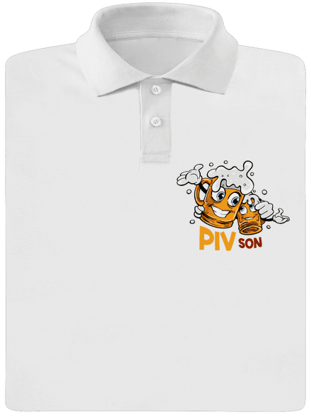 Pivson pánska polokošeľa White