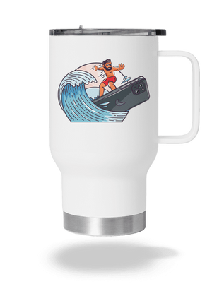 Som surfer termohrnček White