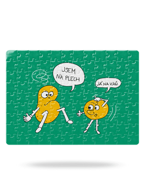 Opité zemiaky puzzle White