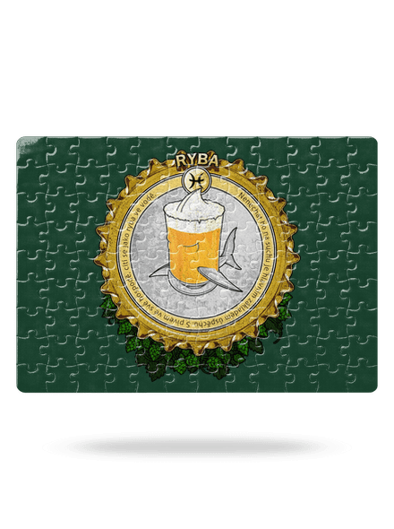 Pivný horoskop: Ryba puzzle White