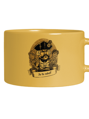 B14: S čerty nejsou žerty hrnček makronka Yellow Macaron