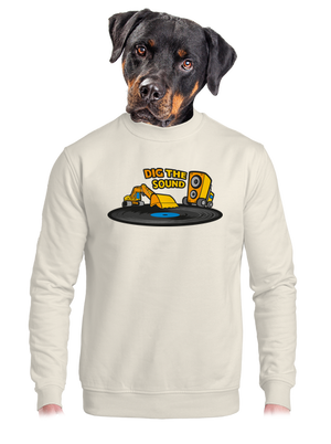 unisex mikina bez kapucne