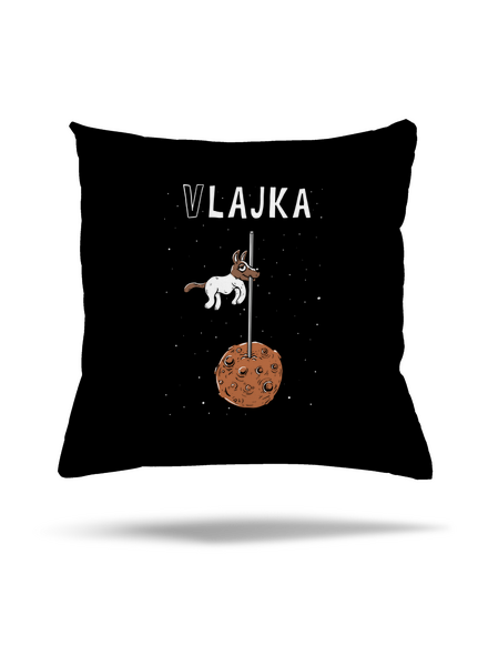 Vlajka vankúš Black