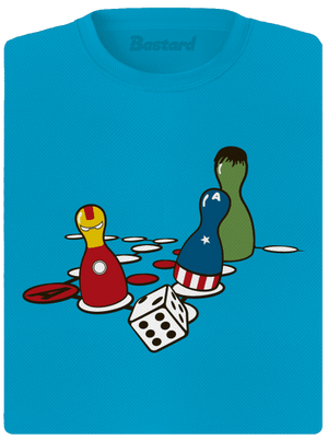 Superhrdina nehnevaj sa dámske športové tričko Blue Atol