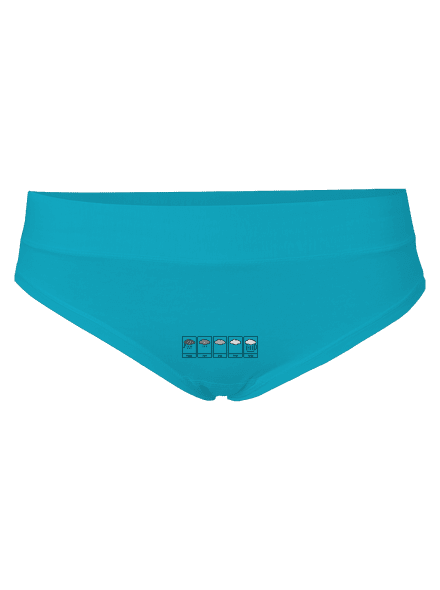 Predpoveď počasia dámske nohavičky Turquoise