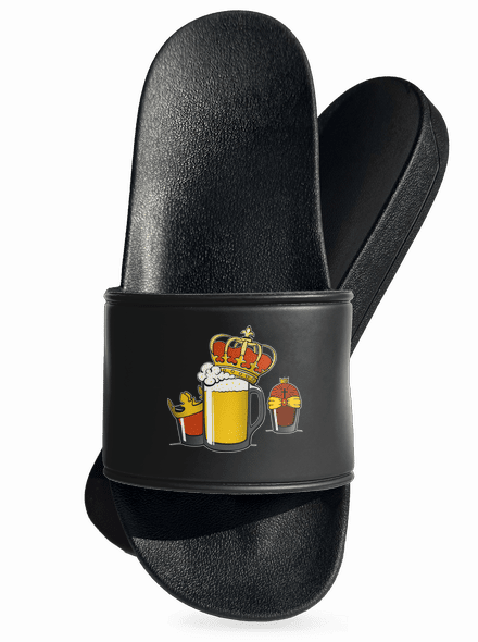 Traja králi šľapky Black