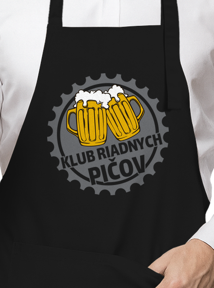 Klub riadnych pičov zástera Black