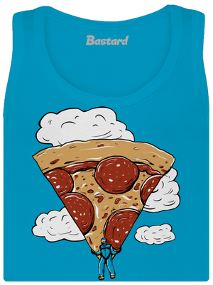 Pizzašutista dámske tielko klasické Blue Atol