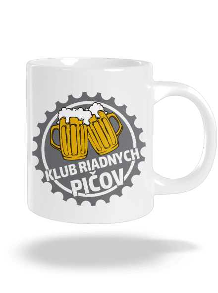 Klub riadnych pičov veľký hrnček White
