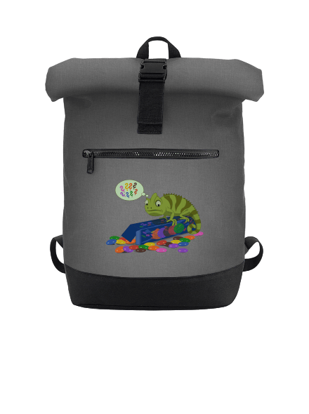Zmätený chameleón batoh Grey Marl