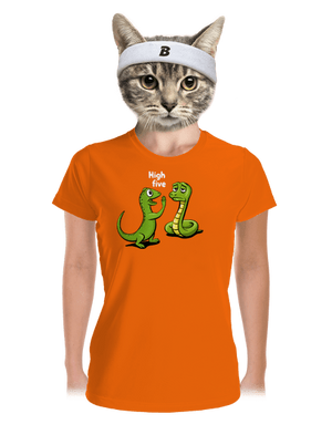 High Five dámske športové tričko Neon Orange