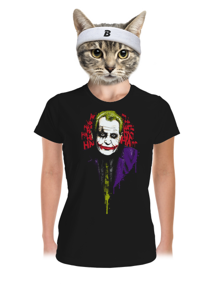 Zeman Joker dámske športové tričko Black
