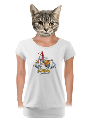 dámske tričko s lemom