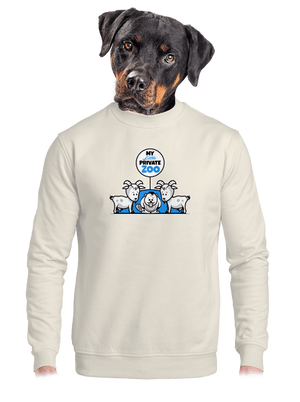 unisex mikina bez kapucne