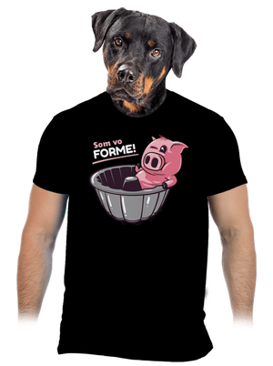 Vo forme pánske tričko Black