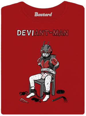DeviAnt-man dámske tričko s lemom Red Mal