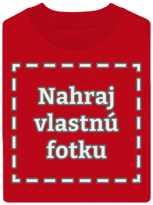 Vlastná potlač unisex mikina bez kapucne Red