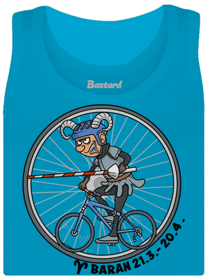 Cyklistický horoskop: Baran dámske tielko klasické Blue Atol