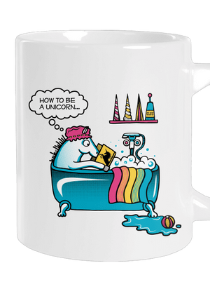 Ako sa stať jednorožcom veľký hrnček White