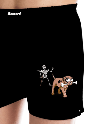 Kostlivec pánske trenky Black