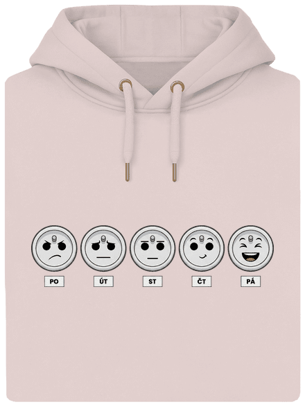 Týždeň elektrikára unisex mikina premium Rose Chalk