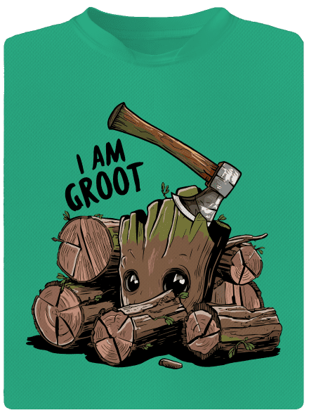 I Am Groot pánske športové tričko Mint Mal