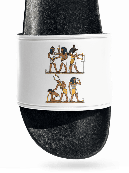 Egyptská párty šľapky White