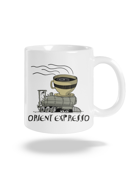 Orient expresso klasický hrnček White