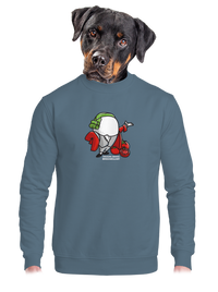 unisex mikina bez kapucne