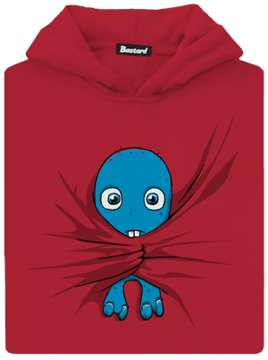 Bubák detská mikina klokanka Fire Red