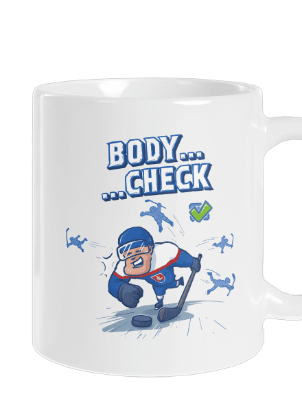 Body check klasický hrnček White