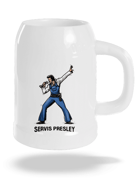 Servis Presley polliter White