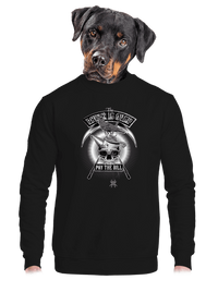 unisex mikina bez kapucne