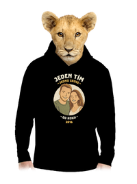 detská mikina klokanka