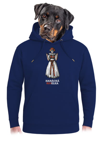 Hanácká Kisselka unisex mikina premium Navy