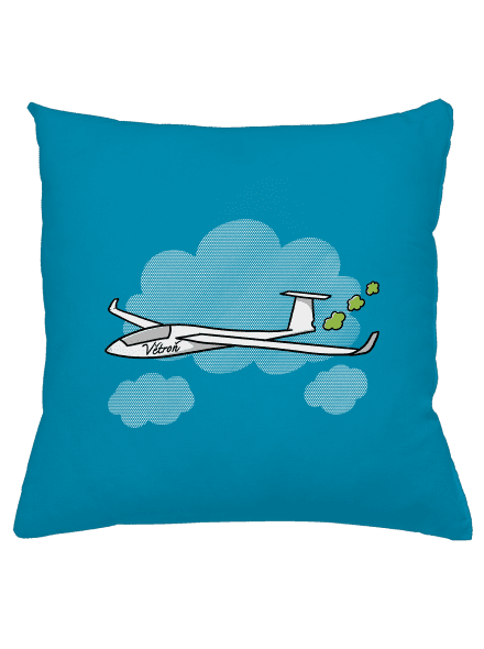 Větroň vankúš Blue Turquoise