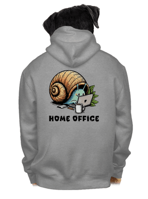 Slimákov home office pánska mikina na zips Light Melange