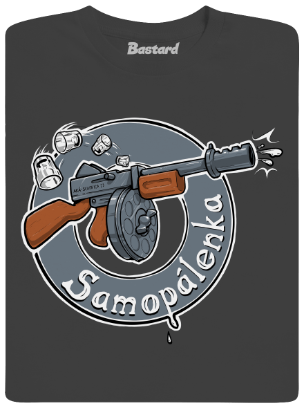 Samopálenka pánske dlhý rukáv Dark Grey