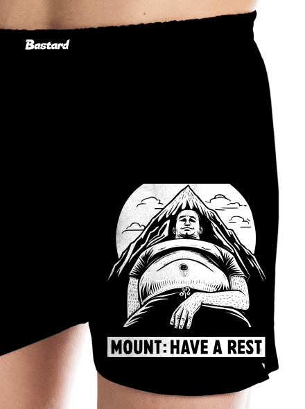 Mount have a rest pánske trenky Black