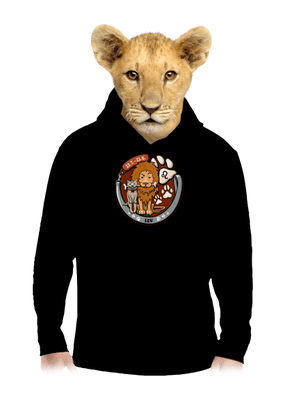 Psí horoskop: Lev detská mikina klokanka Black