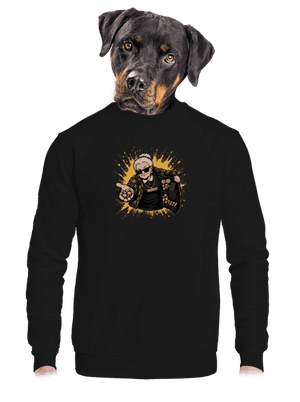 unisex mikina bez kapucne