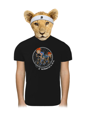 Cyklistický horoskop: Blíženci detské športové tričko Black