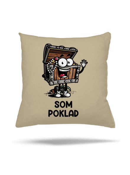 Som poklad vankúš Beige