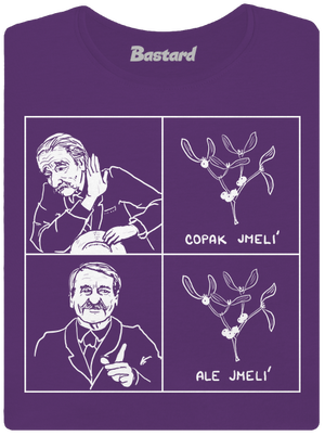 Cimrman: Copak jmelí dámske tričko prémium Purple