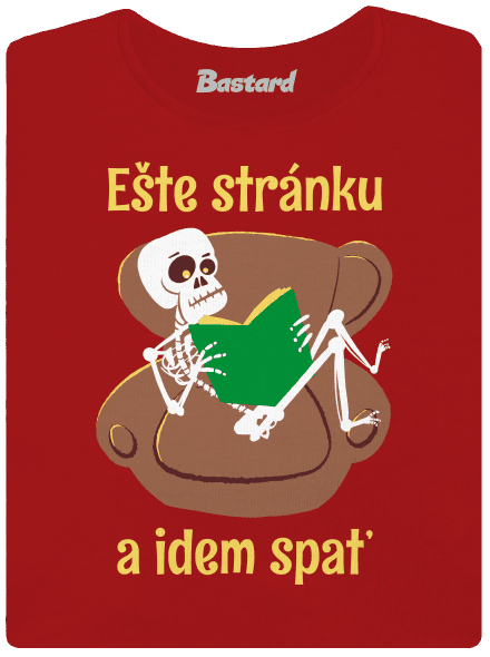 Ešte stránku dámske tričko s lemom Red Mal