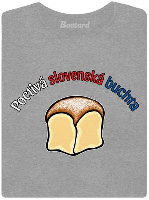 Poctivá buchta a klobása dámske tričko Dark Gray Melange