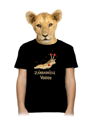 Záhradnícke voodoo detské tričko Black